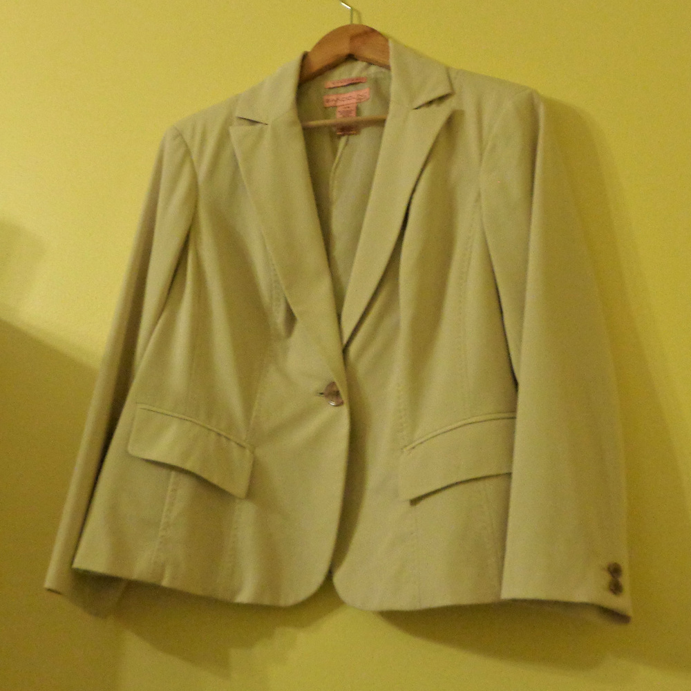 Women's Suit Jacket Tan